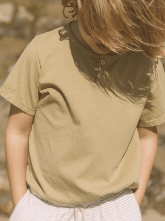 Henley Tee Kelp